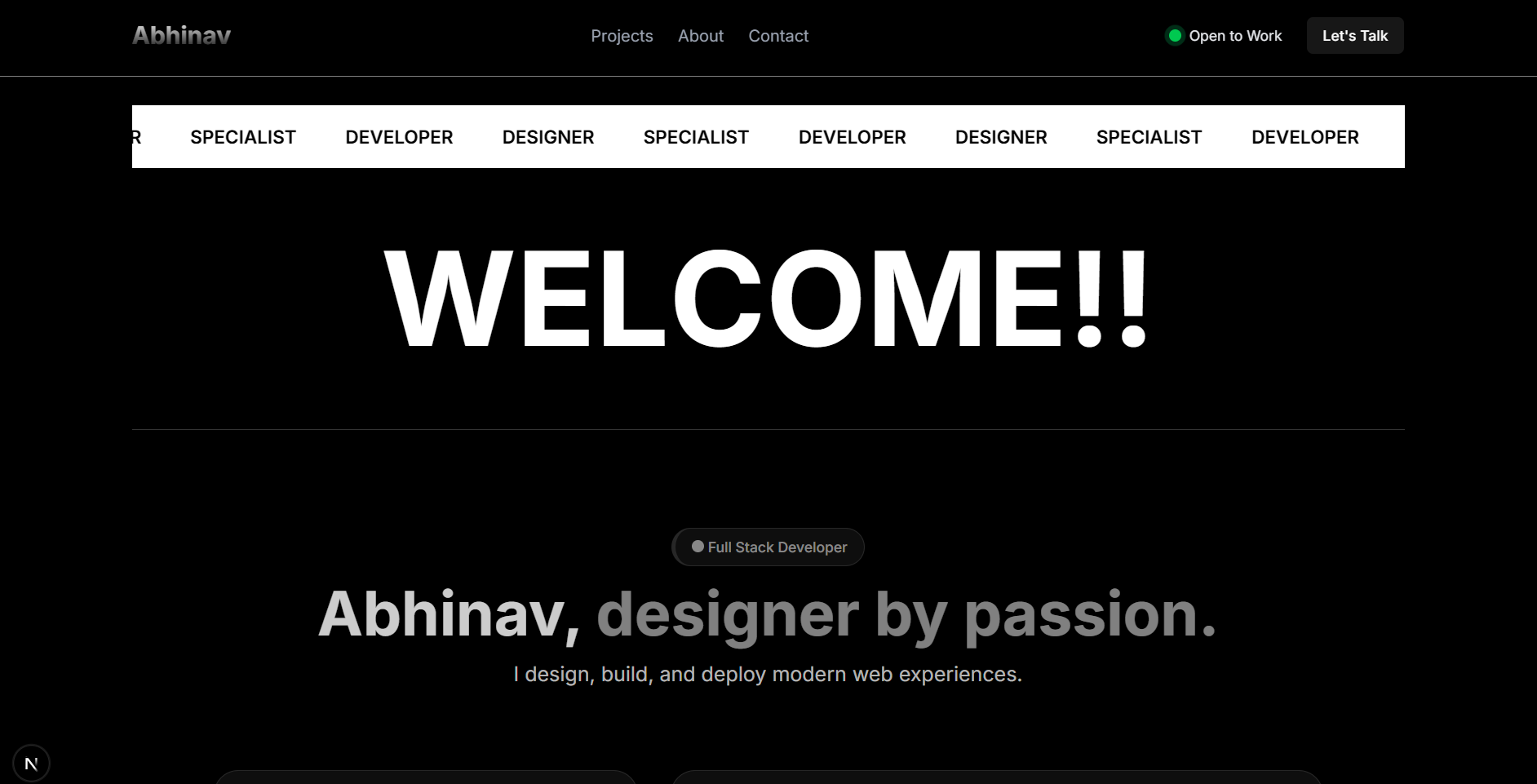 Portfolio Website